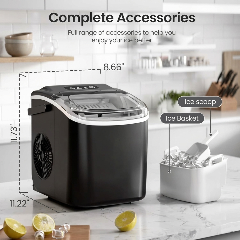 Compact Countertop Ice Maker