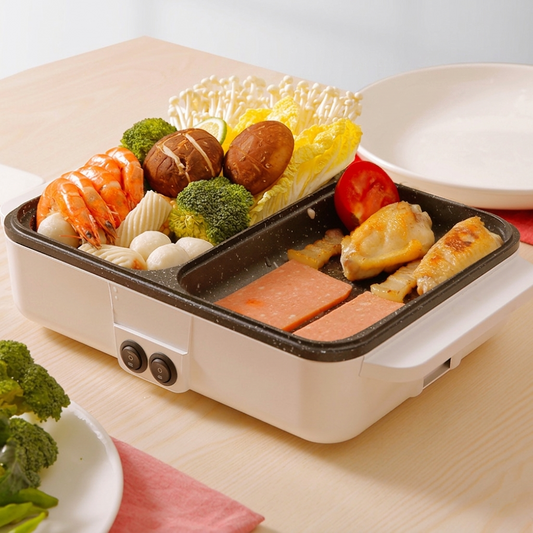 2-in-1 Electric Grill & Hot Pot