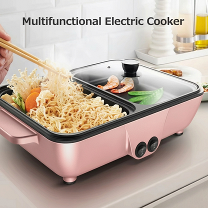 2-in-1 Electric Grill & Hot Pot