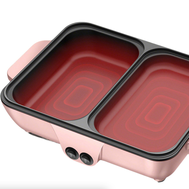 2-in-1 Electric Grill & Hot Pot