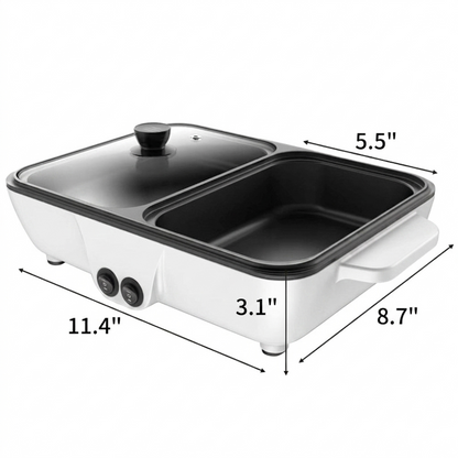 2-in-1 Electric Grill & Hot Pot