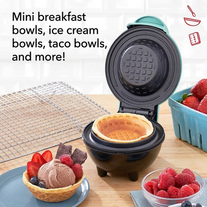 Bowl Bliss Mini Waffle Maker