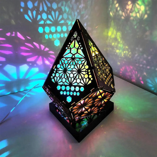 Boho Glow Projection Lamp