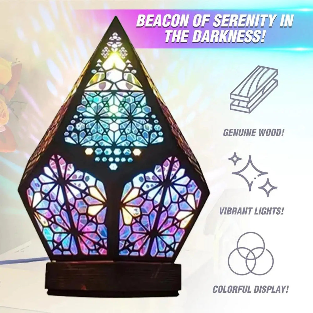 Boho Glow Projection Lamp