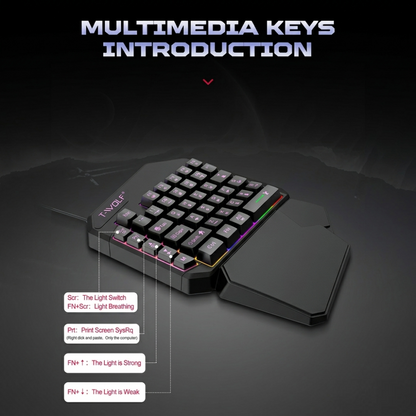 BattleGrip Pro: 5-in-1 One-Handed Gaming Controller Set