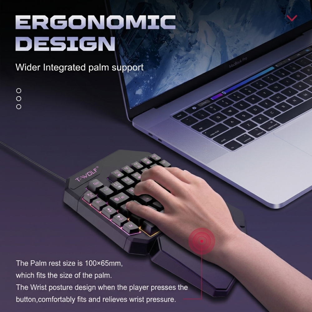 BattleGrip Pro: 5-in-1 One-Handed Gaming Controller Set