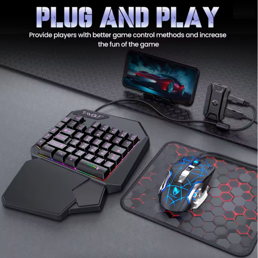 BattleGrip Pro: 5-in-1 One-Handed Gaming Controller Set