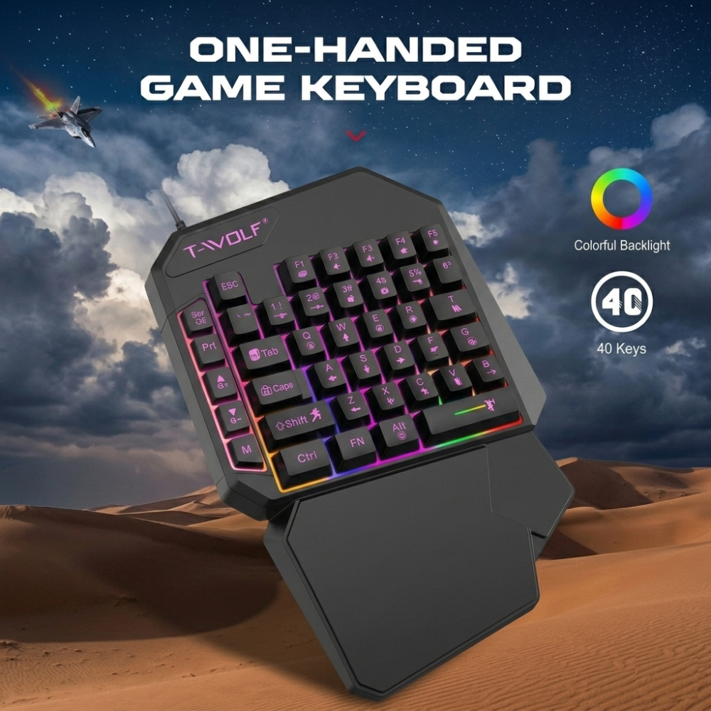 BattleGrip Pro: 5-in-1 One-Handed Gaming Controller Set