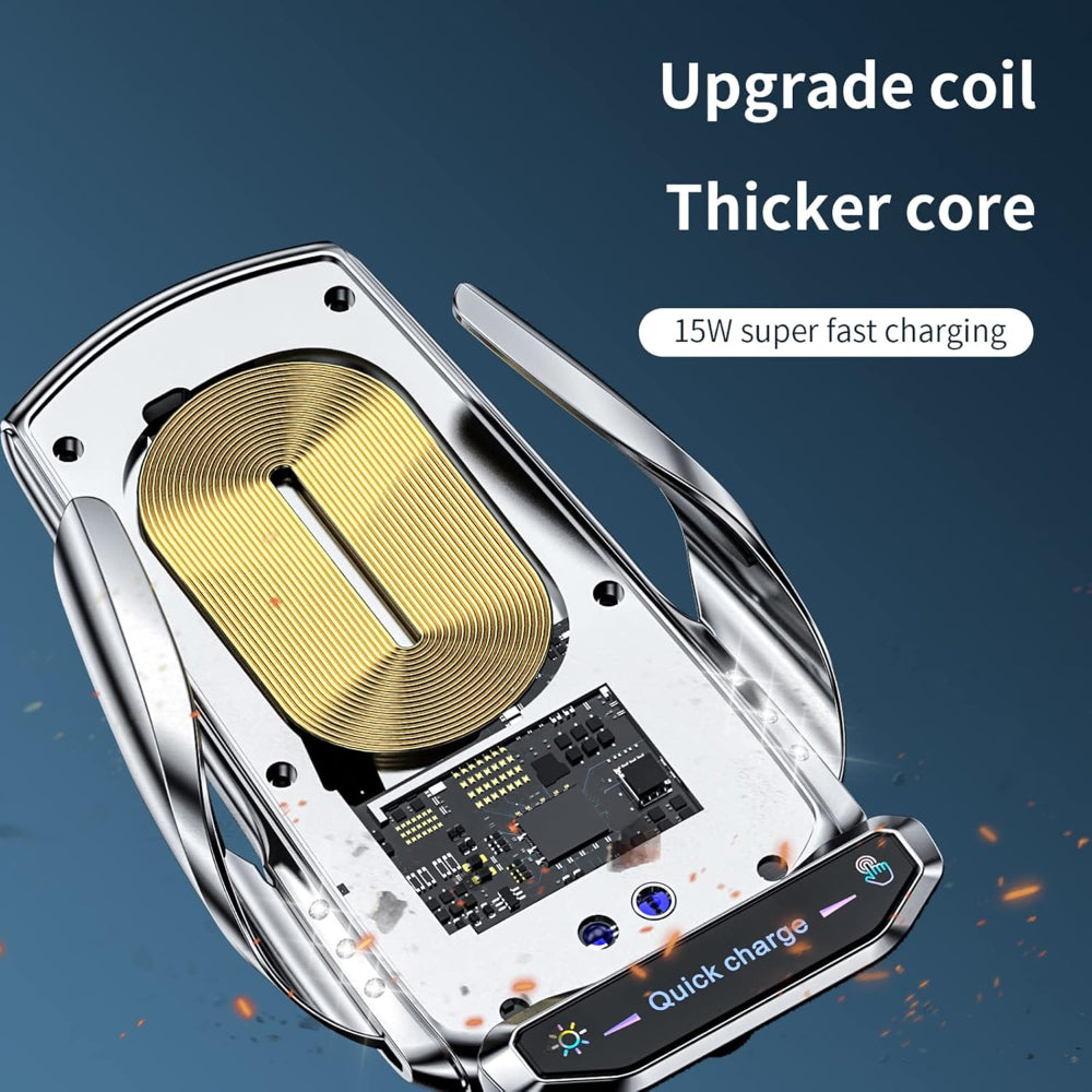 15W Magnetic Wireless Car Phone Charger Holder