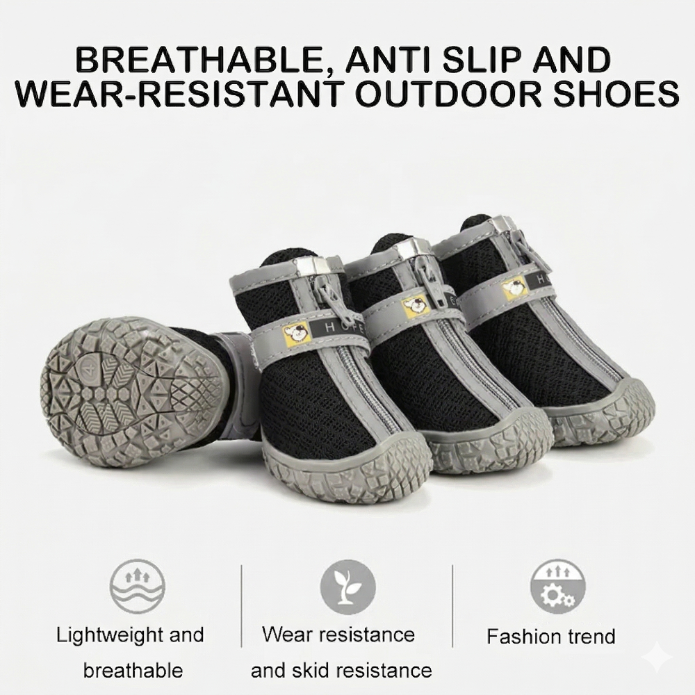 Non-Slip Protective Dog Shoes