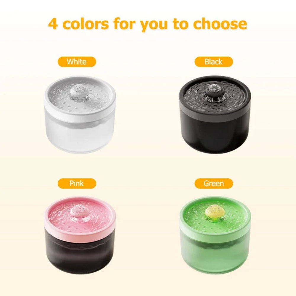 WhisperFlow Pet Fountain – 1.8L Quiet Hydration Station