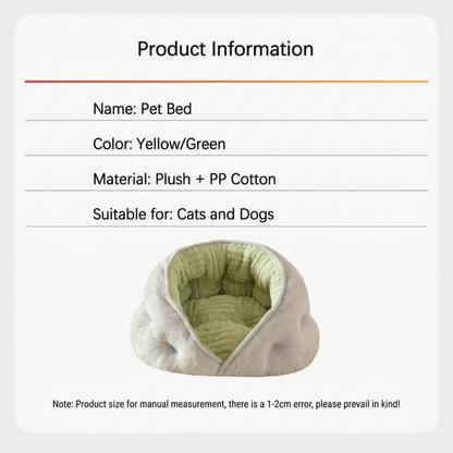 SnugWrap Winter Pet Sofa