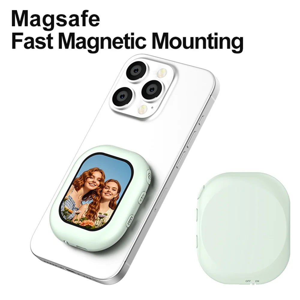 SelfieSync Creator Combo: Magnetic Monitor + Dual Wireless Microphone set