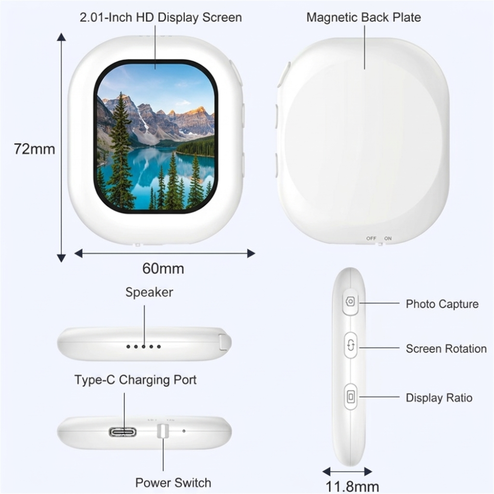 SelfieSync Creator Combo: Magnetic Monitor + Dual Wireless Microphone set