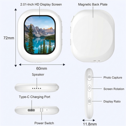 SelfieSync Creator Combo: Magnetic Monitor + Dual Wireless Microphone set