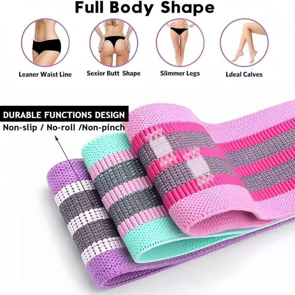 7 PCS Pilates Ball and Ring Set with Resistance Band