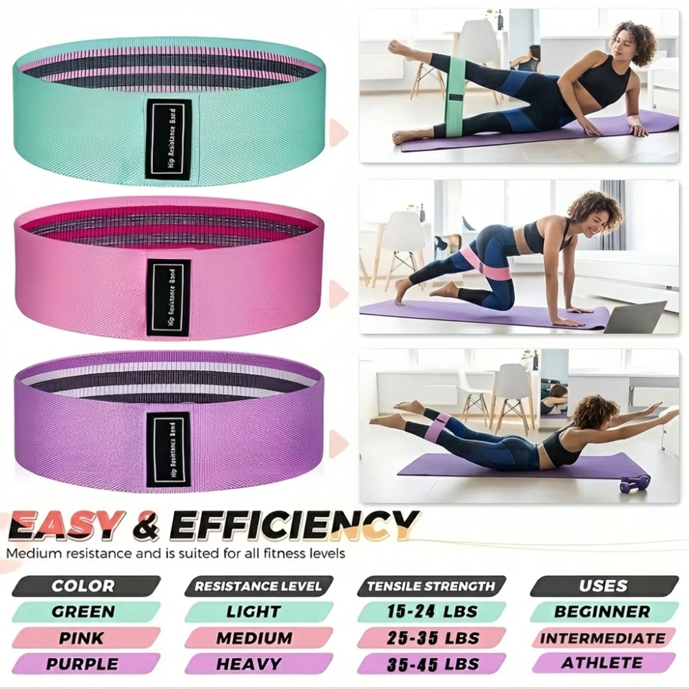 7 PCS Pilates Ball and Ring Set with Resistance Band