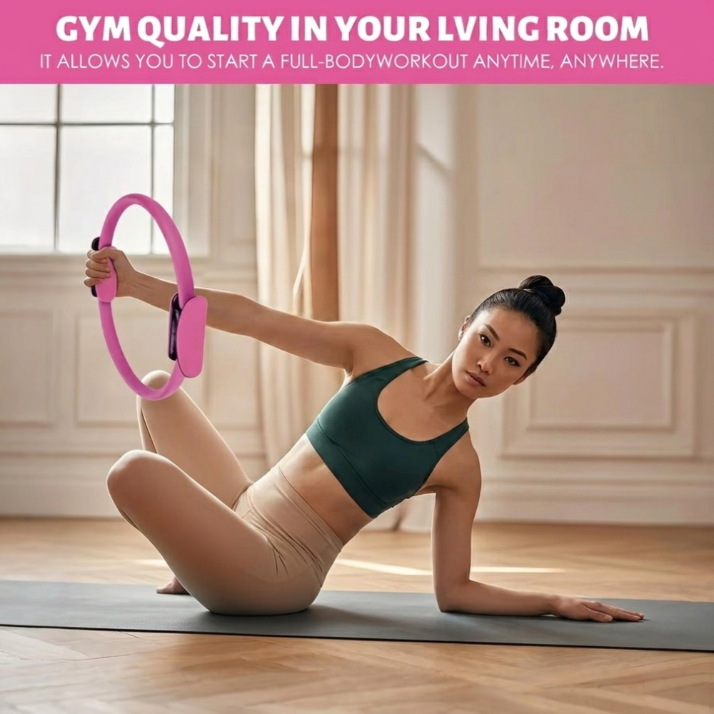 13 PCS Pilates Resistance Ring Pro Set – Home Fitness Kit