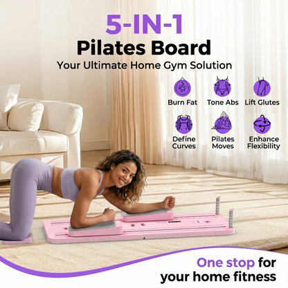 5-in-1 Folding Pilates Board Set