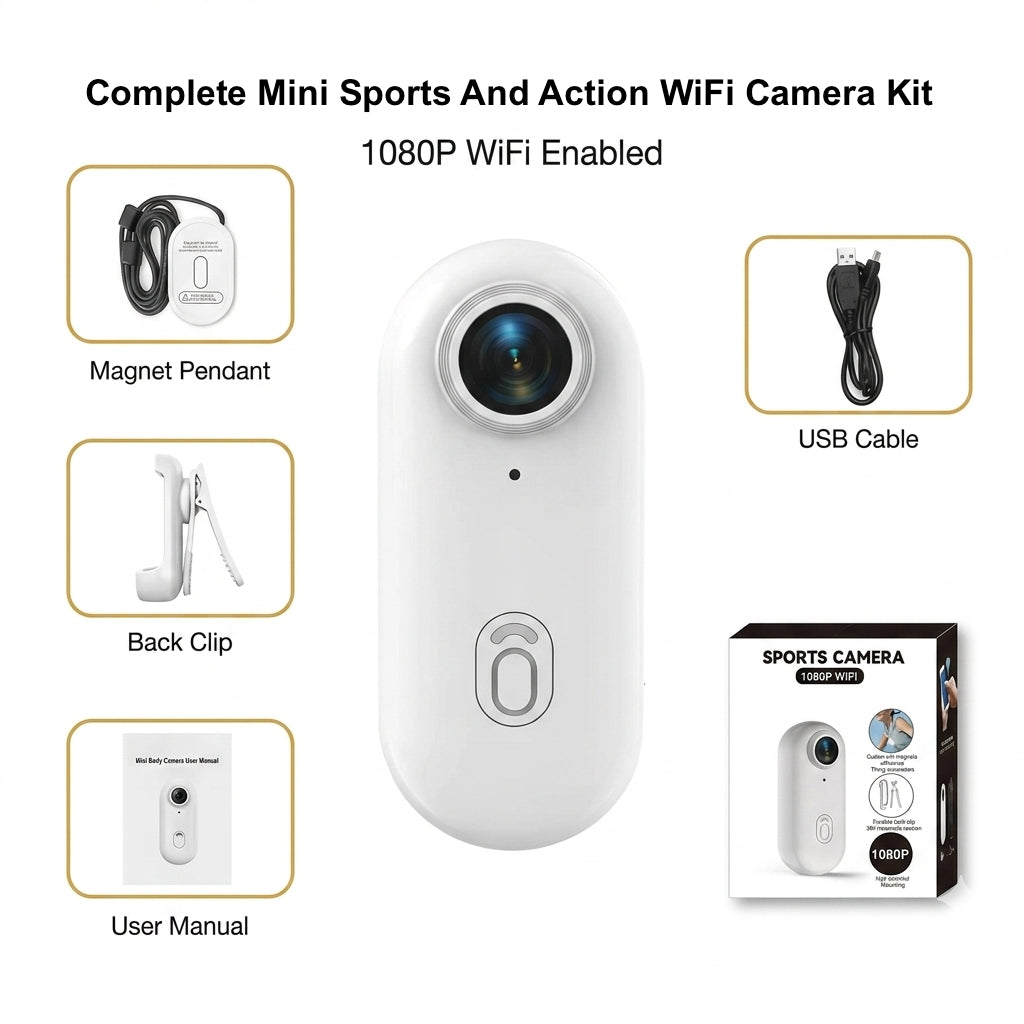 1080P HD Mini Sports And Action WiFi Camera