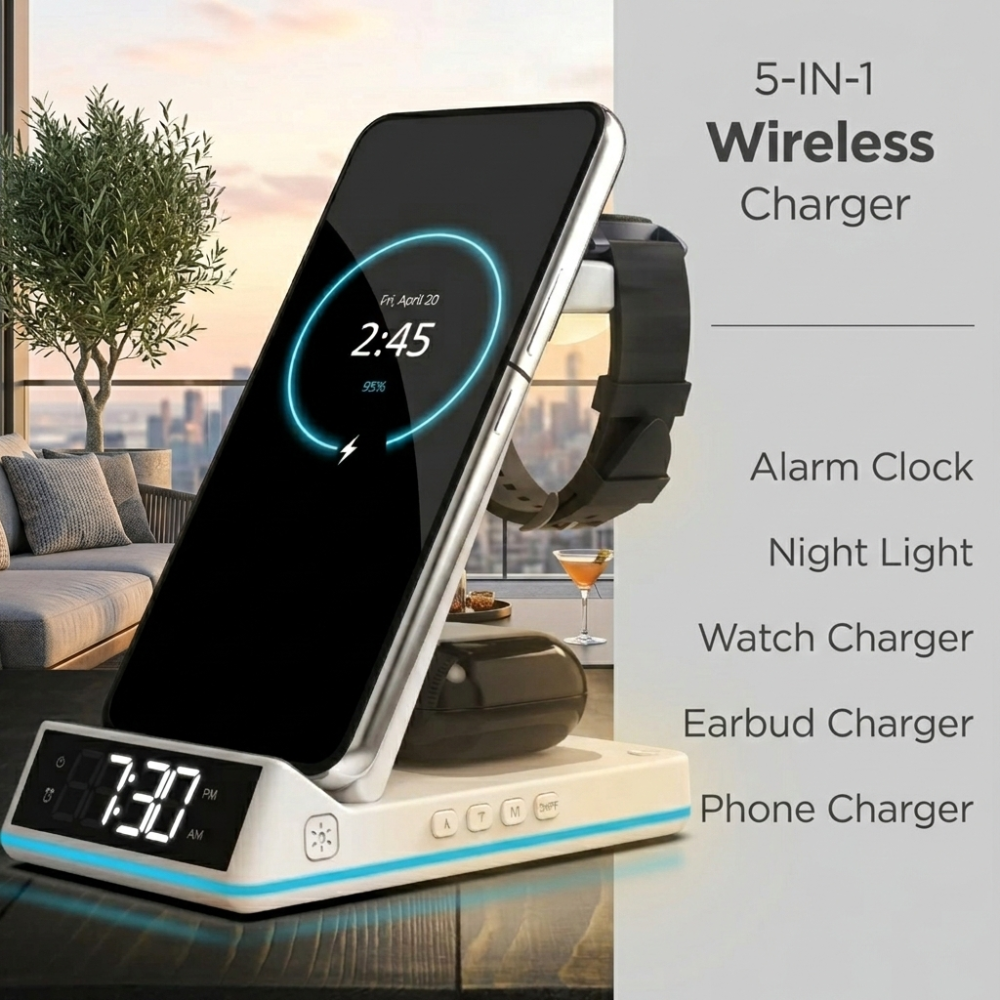 Dragon 5 in 1 Wireless Charging Station