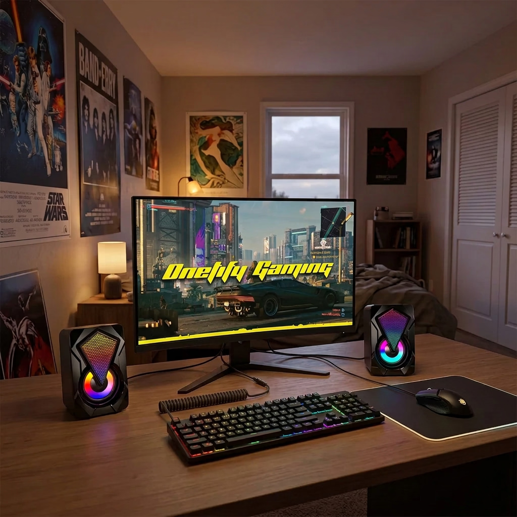 RGB Mini Computer Gaming Speakers