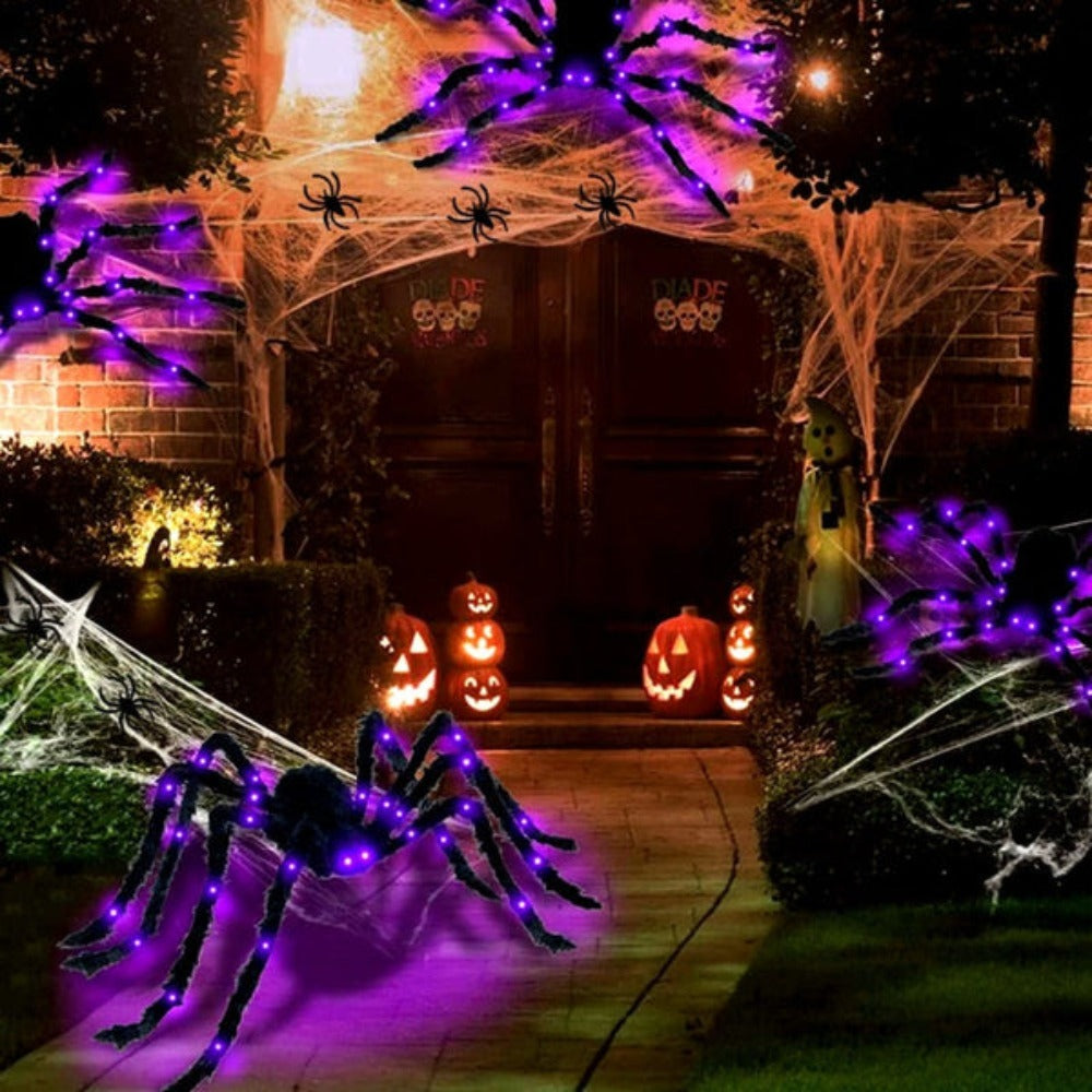 Halloween Giant Light UP LED Spider PROP