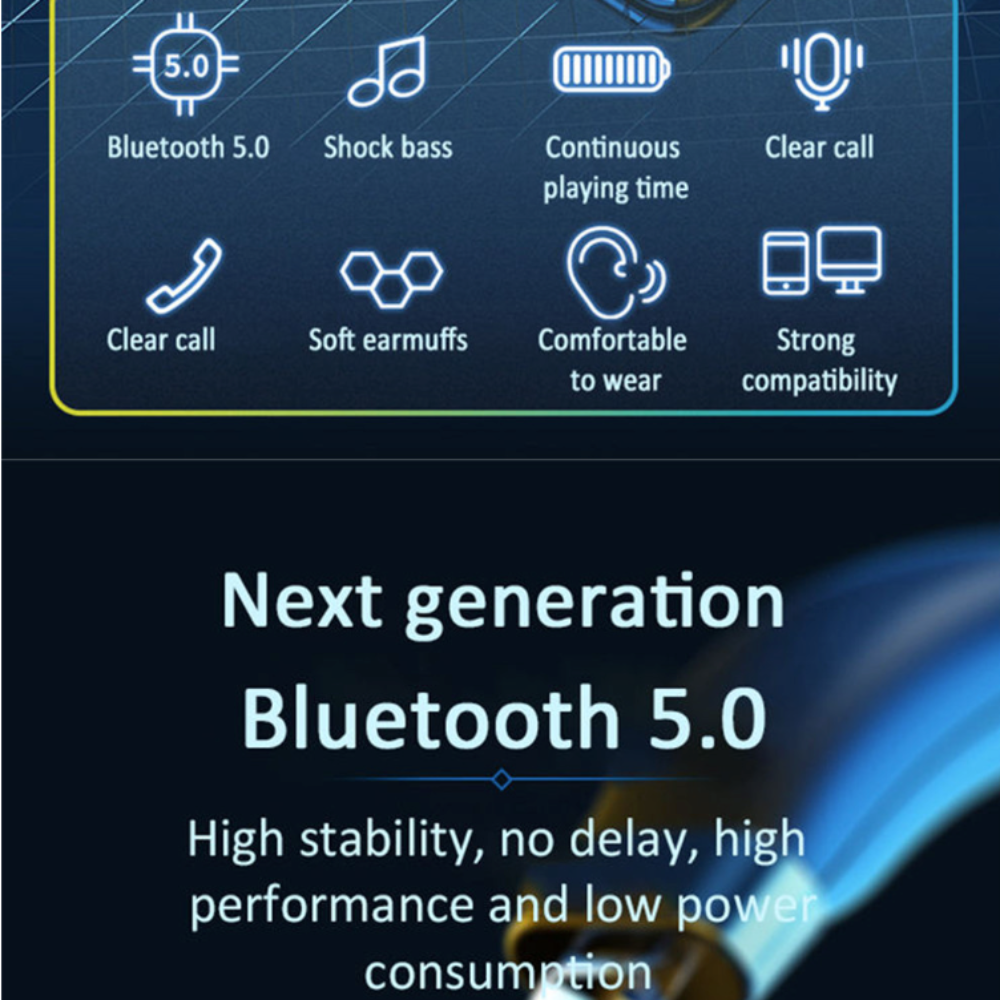 Dragon X5 Wireless Bluetooth Headset