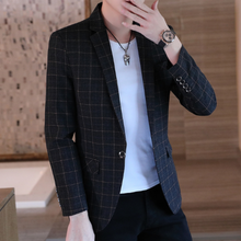 Load image into Gallery viewer, Mens Checkered Blazer
