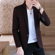 Load image into Gallery viewer, Mens Checkered Blazer
