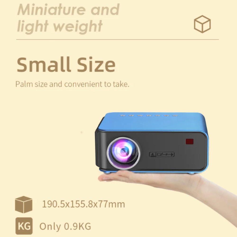 Mini Portable Home Theater Projector 1080P