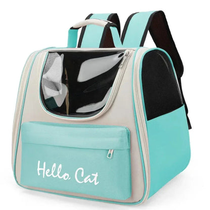 Colorful Breathable Travel Cat Backpack