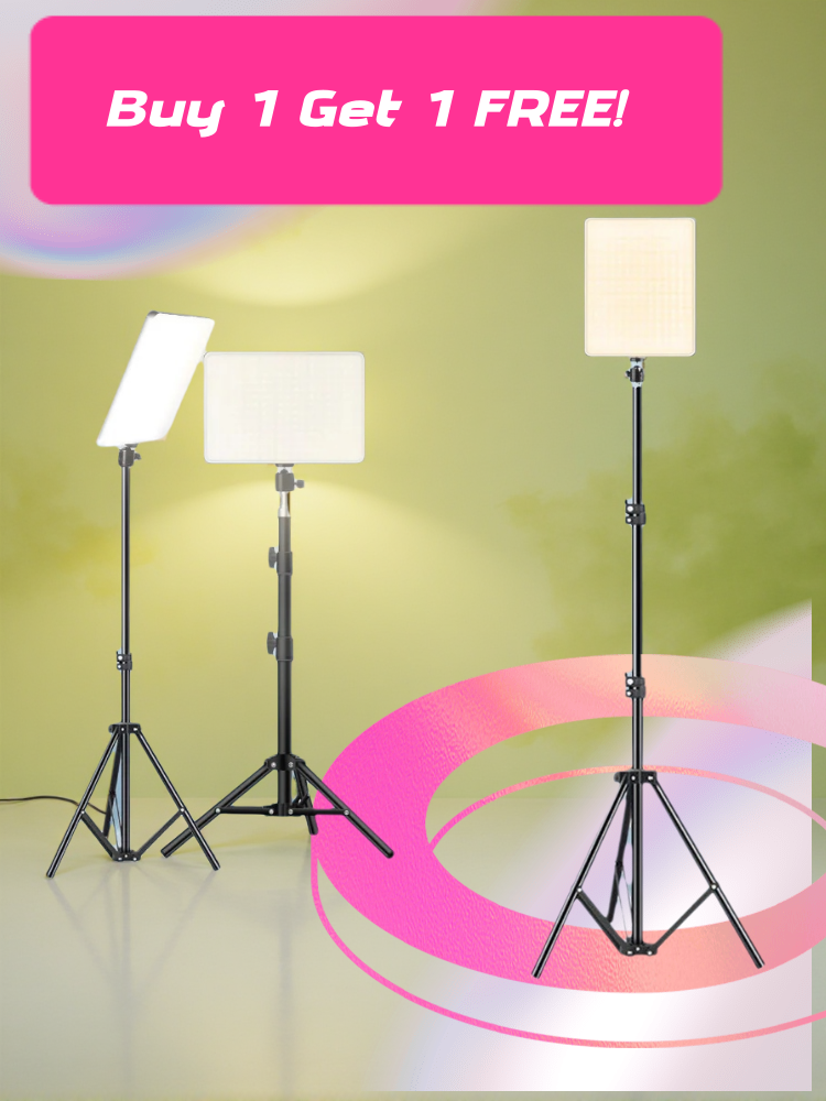 Onetify LED Studio Lamp with Tripod ( Buy 1 Get 1 Free)