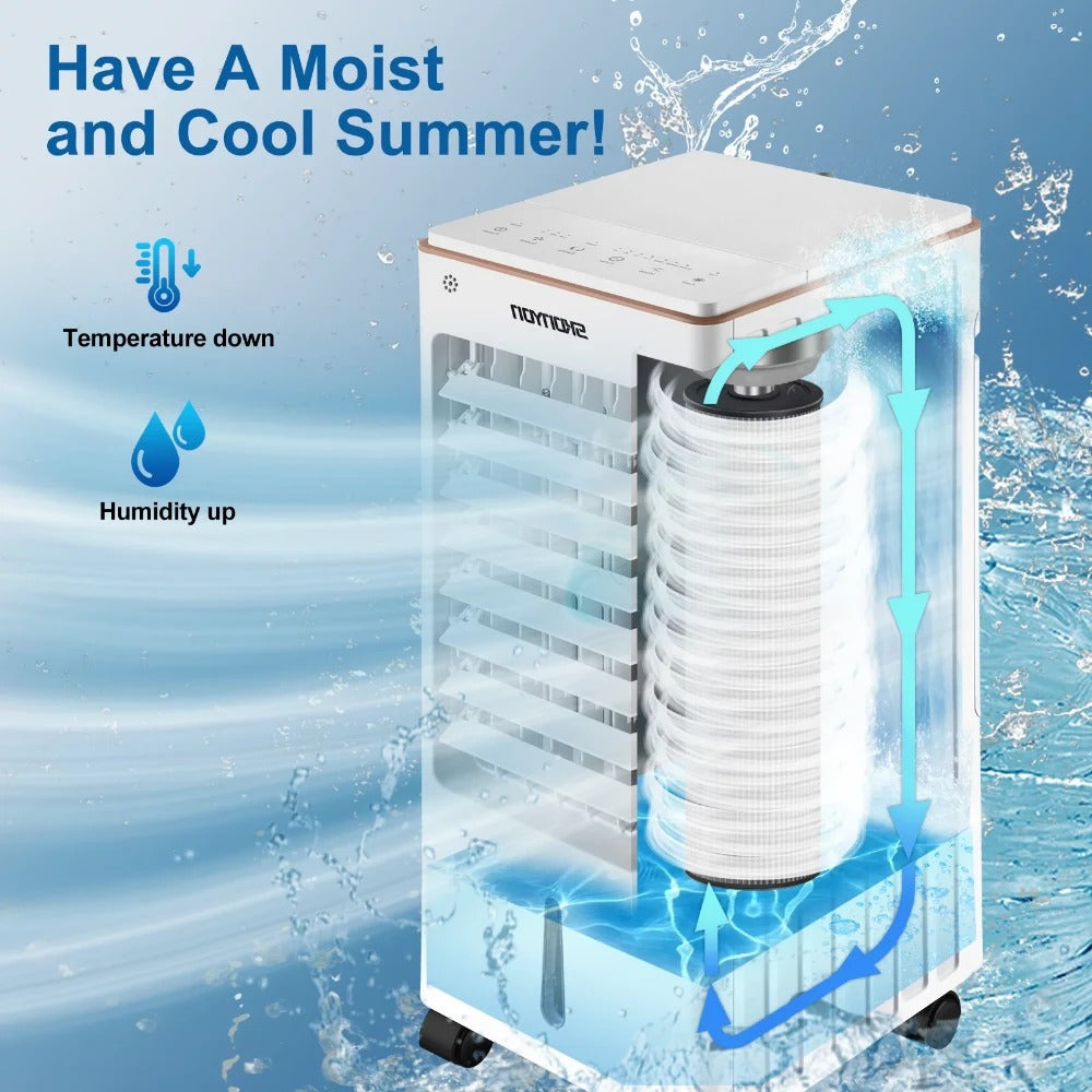 Compact Transportable Air Conditioner Cooling Fan Humidifier