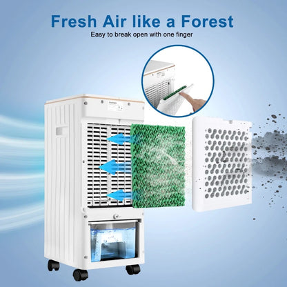 Compact Transportable Air Conditioner Cooling Fan Humidifier