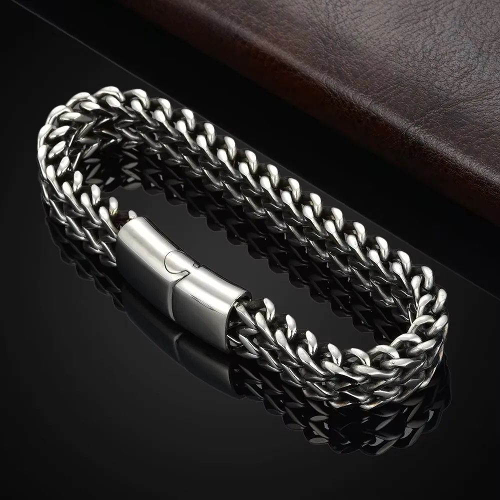 Plated Stainless Steel Braided Bracelet