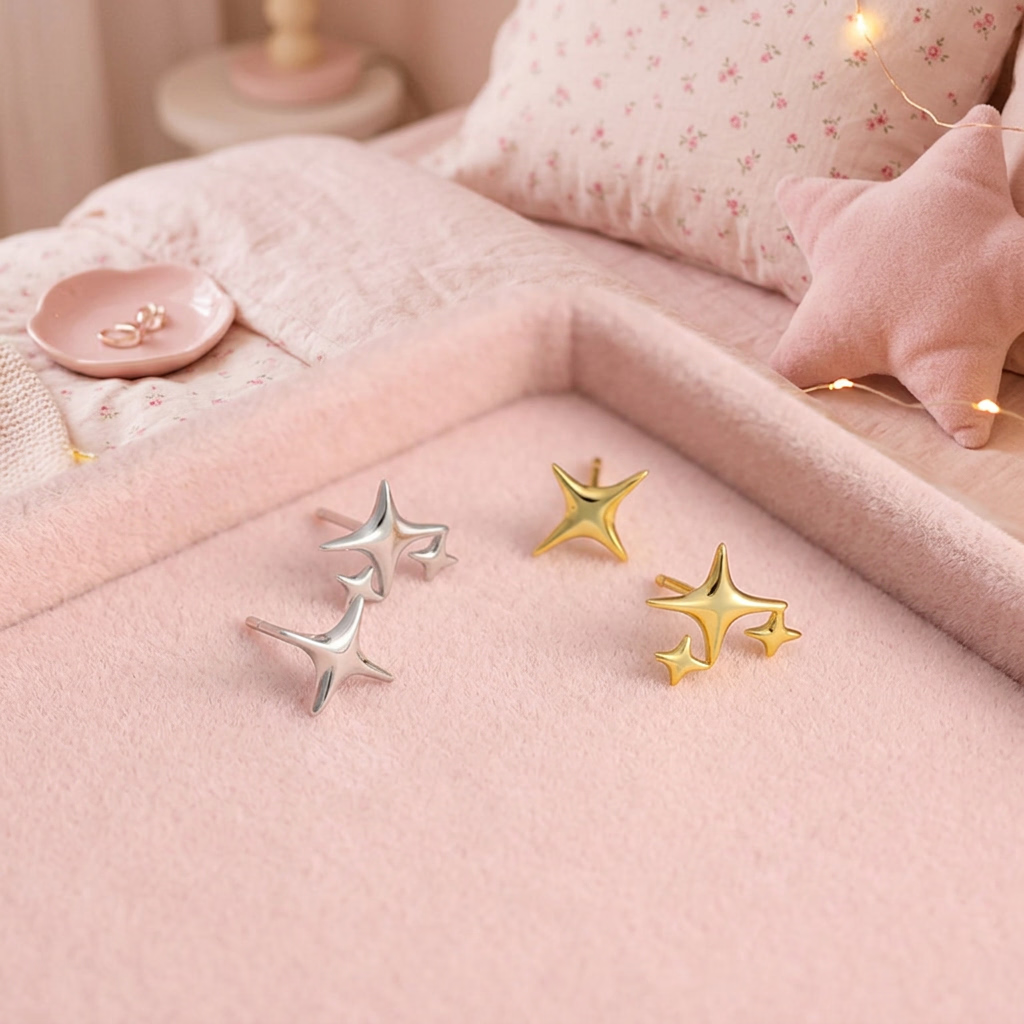 Asymmetrical Star Stud Earrings - Buy 1 Set Get 2 Set Free