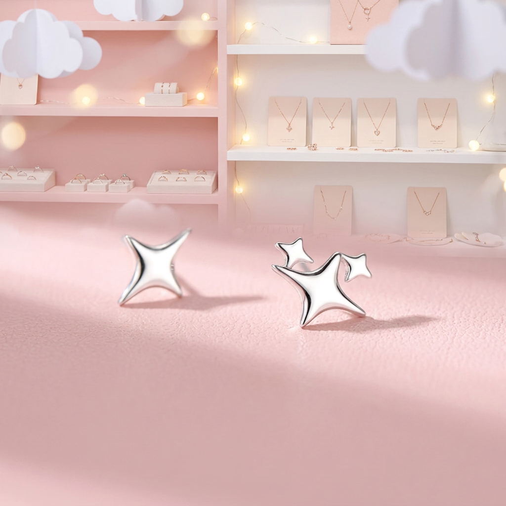 Asymmetrical Star Stud Earrings - Buy 1 Set Get 2 Set Free