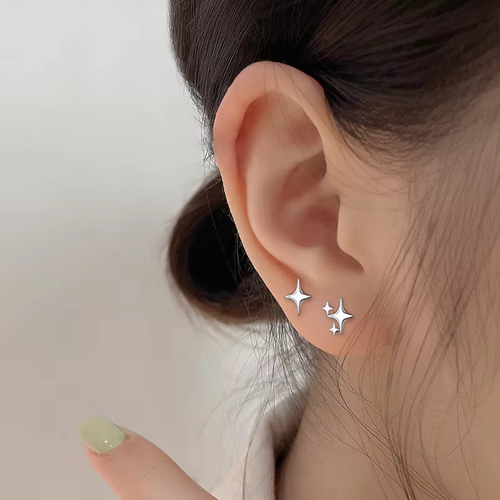 Asymmetrical Star Stud Earrings - Buy 1 Set Get 2 Set Free