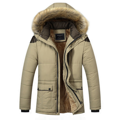 Men Hooded Winter Coat