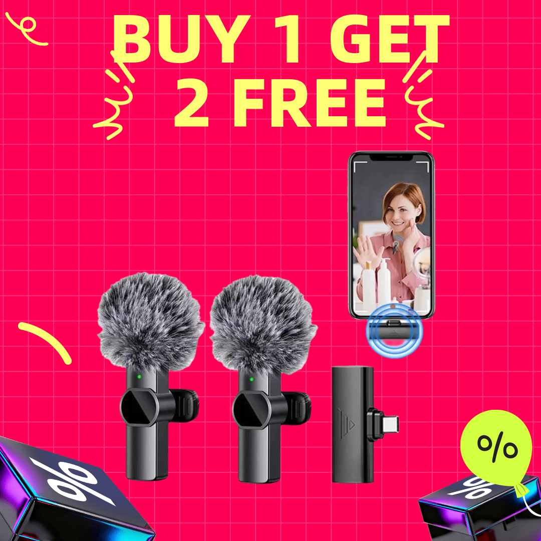 Noise Reduction Microphone for Mobile Phone 2 Mics Set