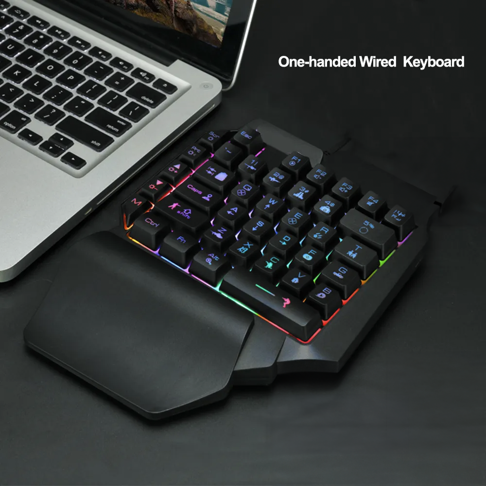 RGB One Hand Gaming Keyboard – Onetify