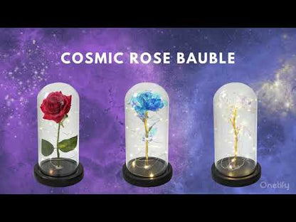 LED Cosmic Rose Bauble