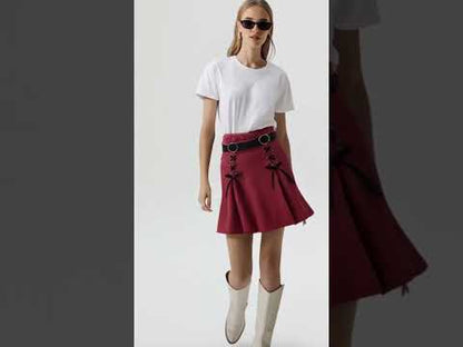 Anime Inspired High Waist Gothic Skirt