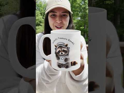 Cute Raccoon Galactic Treasure Bandit Mug