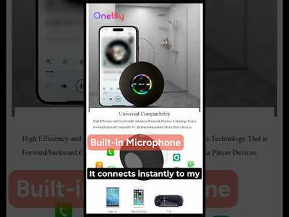 Water Resistant Bluetooth Speakers with Mic