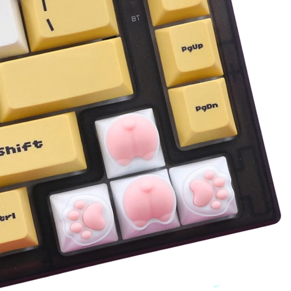 Paw Keycaps Cat Paw Keycaps 4 Piece Set – Onetify