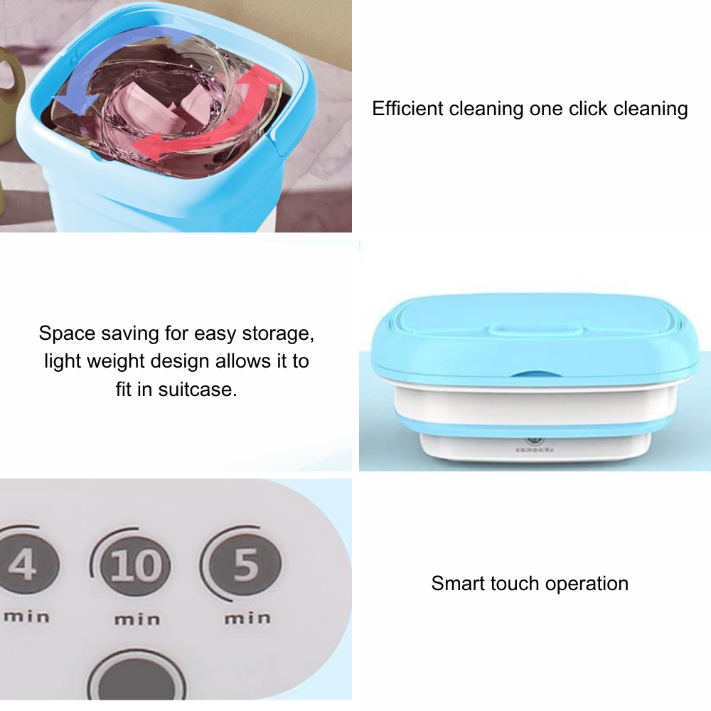 Space Saving Portable Washer with UV Sterilization