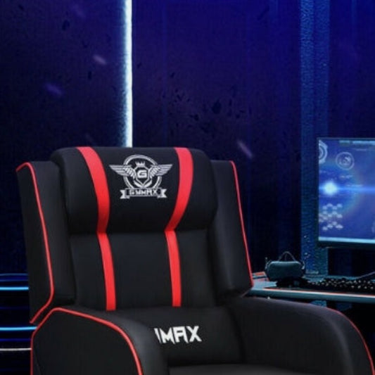 Reclining Gaming Massage Chair with Lumber Support