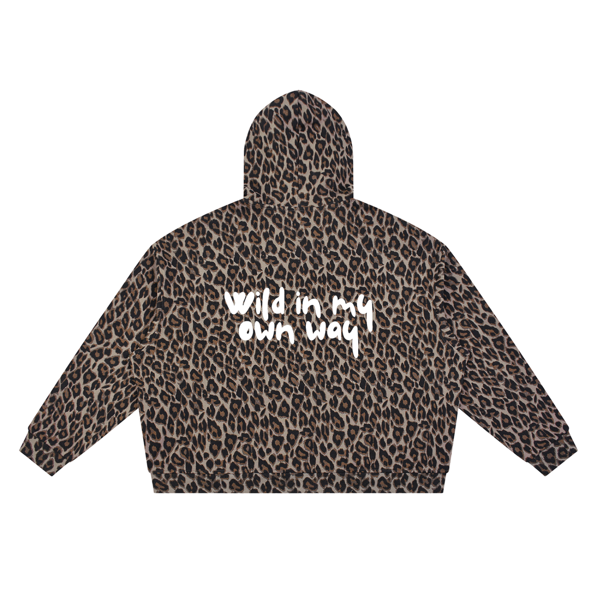 Wild in My Own Way Leopard Full Zip Hoodie